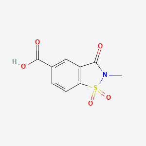 2-Methyl-3-oxo-2,3-dihydrobenzo[d]isothiazole-5-carboxylicacid1,1-dioxide