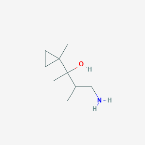 4-Amino-3-methyl-2-(1-methylcyclopropyl)butan-2-ol