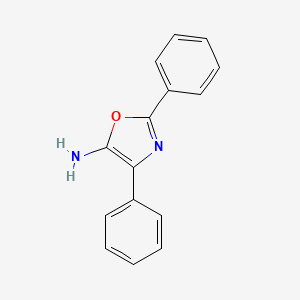 molecular formula C15H12N2O B13162954 2,4-Diphenyloxazol-5-amine 