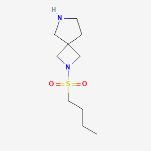 2-(Butane-1-sulfonyl)-2,6-diazaspiro[3.4]octane