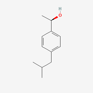 molecular formula C12H18O B13162981 (1R)-1-(4-isobutylphenyl)ethanol 