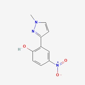 2-(1-Methyl-1H-pyrazol-3-yl)-4-nitrophenol