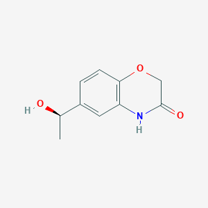 6-[(1R)-1-hydroxyethyl]-3,4-dihydro-2H-1,4-benzoxazin-3-one