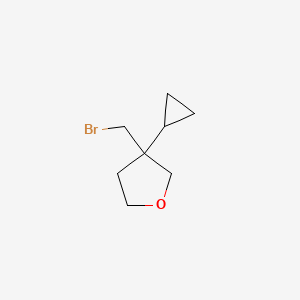 3-(Bromomethyl)-3-cyclopropyloxolane