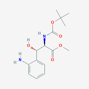 methyl (2R,3S)-3-(2-aminophenyl)-2-{[(tert-butoxy)carbonyl]amino}-3-hydroxypropanoate