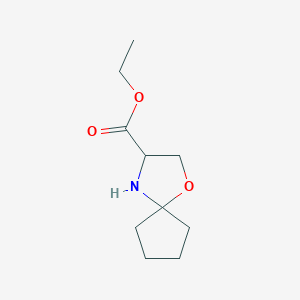 Ethyl 1-oxa-4-azaspiro[4.4]nonane-3-carboxylate