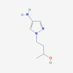 4-(4-amino-1H-pyrazol-1-yl)butan-2-ol