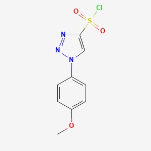 1-(4-Methoxyphenyl)-1H-1,2,3-triazole-4-sulfonyl chloride