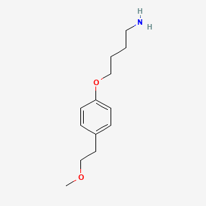 1-(4-Aminobutoxy)-4-(2-methoxyethyl)benzene