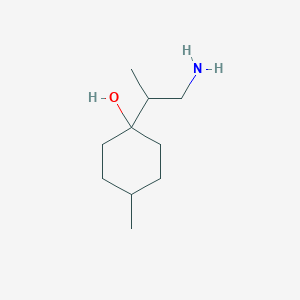 1-(1-Aminopropan-2-yl)-4-methylcyclohexan-1-ol