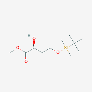 molecular formula C11H24O4Si B1316319 (S)-4-((叔丁基二甲基甲硅烷基)氧基)-2-羟基丁酸甲酯 CAS No. 307532-01-0