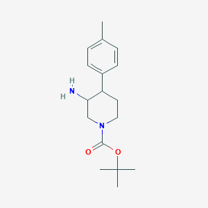 Tert-butyl 3-amino-4-(4-methylphenyl)piperidine-1-carboxylate