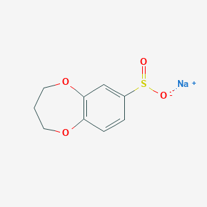 Sodium 3,4-dihydro-2H-1,5-benzodioxepine-7-sulfinate