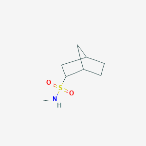 molecular formula C8H15NO2S B13163247 N-Methylbicyclo[2.2.1]heptane-2-sulfonamide 