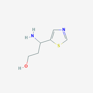 3-Amino-3-(1,3-thiazol-5-yl)propan-1-ol