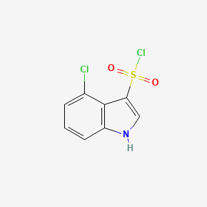 4-Chloro-1H-indole-3-sulfonyl chloride