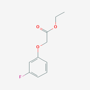 molecular formula C10H11FO3 B1316337 2-(3-氟苯氧基)乙酸乙酯 CAS No. 777-70-8