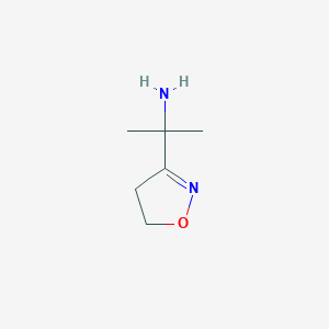 2-(4,5-Dihydro-1,2-oxazol-3-yl)propan-2-amine