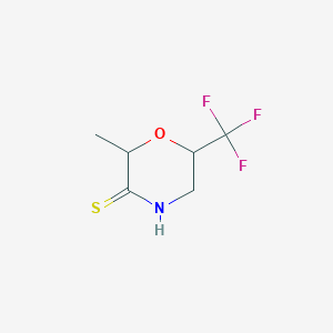 2-Methyl-6-(trifluoromethyl)morpholine-3-thione