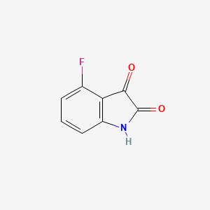 molecular formula C8H4FNO2 B1316342 4-Fluoroindoline-2,3-dione CAS No. 346-34-9