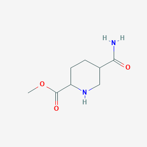 Methyl 5-carbamoylpiperidine-2-carboxylate