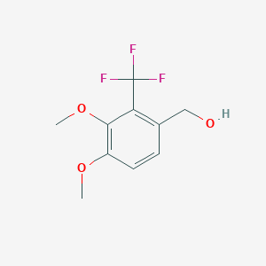 molecular formula C10H11F3O3 B1316350 (3,4-Dimethoxy-2-(trifluoromethyl)phenyl)methanol CAS No. 138490-98-9