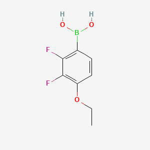 molecular formula C8H9BF2O3 B1316352 (4-乙氧基-2,3-二氟苯基)硼酸 CAS No. 212386-71-5