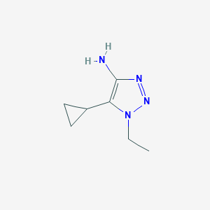 5-cyclopropyl-1-ethyl-1H-1,2,3-triazol-4-amine