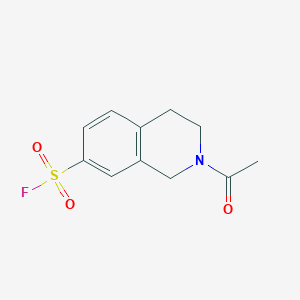 2-acetyl-3,4-dihydro-1H-isoquinoline-7-sulfonyl fluoride