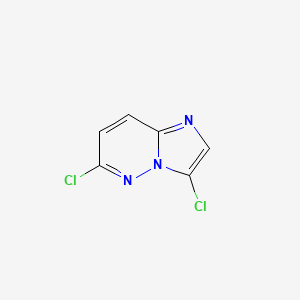molecular formula C6H3Cl2N3 B1316367 3,6-二氯咪唑并[1,2-b]哒嗪 CAS No. 40972-42-7