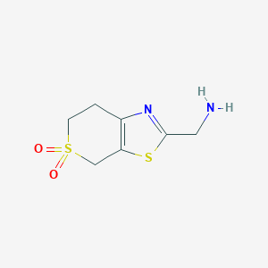 2-(Aminomethyl)-6,7-dihydro-4h-thiopyrano[4,3-d]thiazole 5,5-dioxide