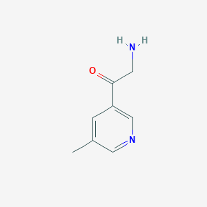 2-Amino-1-(5-methylpyridin-3-YL)ethan-1-one