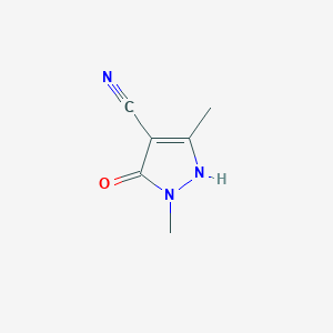 5-hydroxy-1,3-dimethyl-1H-pyrazole-4-carbonitrile