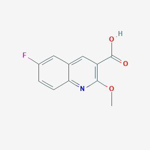 6-Fluoro-2-methoxyquinoline-3-carboxylic acid