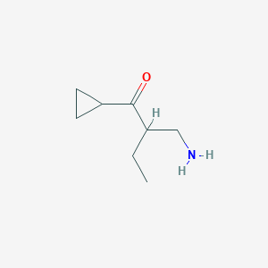 2-(Aminomethyl)-1-cyclopropylbutan-1-one