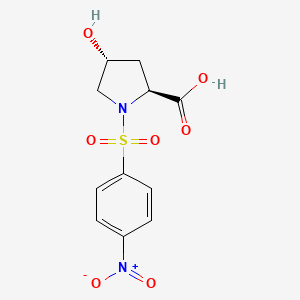 (2S,4R)-4-Hydroxy-1-(4-nitrobenzenesulfonyl)pyrrolidine-2-carboxylic acid