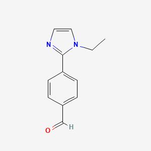 4-(1-Ethyl-1H-imidazol-2-yl)benzaldehyde