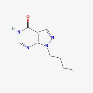 molecular formula C9H12N4O B13163831 1-Butyl-1H,4H,5H-pyrazolo[3,4-d]pyrimidin-4-one 