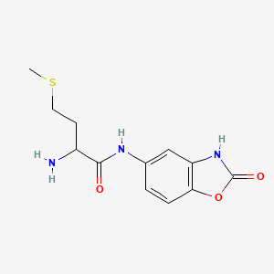 2-Amino-4-(methylsulfanyl)-N-(2-oxo-2,3-dihydro-1,3-benzoxazol-5-yl)butanamide