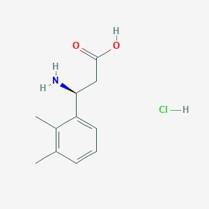 (3S)-3-amino-3-(2,3-dimethylphenyl)propanoic acid hydrochloride