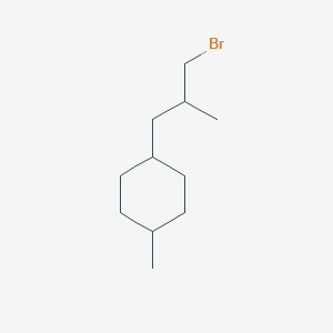 1-(3-Bromo-2-methylpropyl)-4-methylcyclohexane