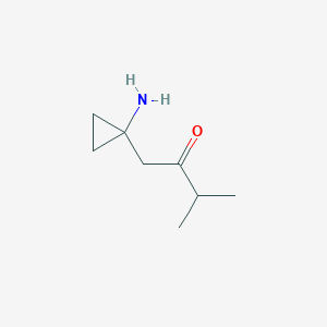 1-(1-Aminocyclopropyl)-3-methylbutan-2-one