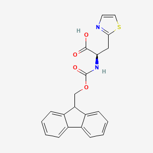 (R)-2-((((9H-Fluoren-9-yl)methoxy)carbonyl)amino)-3-(thiazol-2-yl)propanoic acid