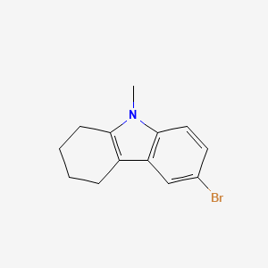 molecular formula C13H14BrN B1316393 6-溴-9-甲基-2,3,4,9-四氢-1H-咔唑 CAS No. 78863-96-4