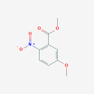 molecular formula C9H9NO5 B1316396 5-甲氧基-2-硝基苯甲酸甲酯 CAS No. 2327-45-9