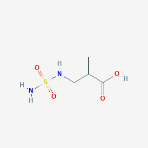 2-Methyl-3-(sulfamoylamino)propanoic acid