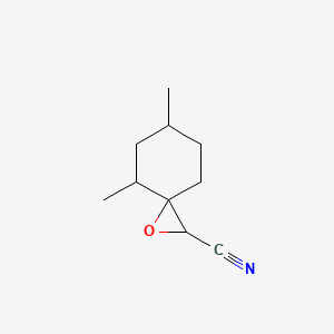 4,6-Dimethyl-1-oxaspiro[2.5]octane-2-carbonitrile