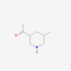 1-(5-Methylpiperidin-3-yl)ethan-1-one