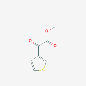 molecular formula C8H8O3S B1316402 Ethyl 2-oxo-2-(thiophen-3-yl)acetate CAS No. 53091-09-1