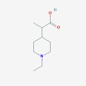 2-(1-Ethylpiperidin-4-yl)propanoic acid